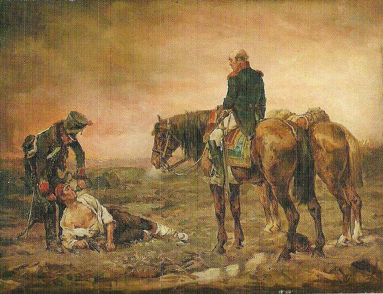 Jean-Louis-Ernest Meissonier Relief after the Battle Germany oil painting art